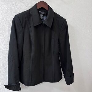 Worthington Works Stretch zip front jacket professional wear. Size 8